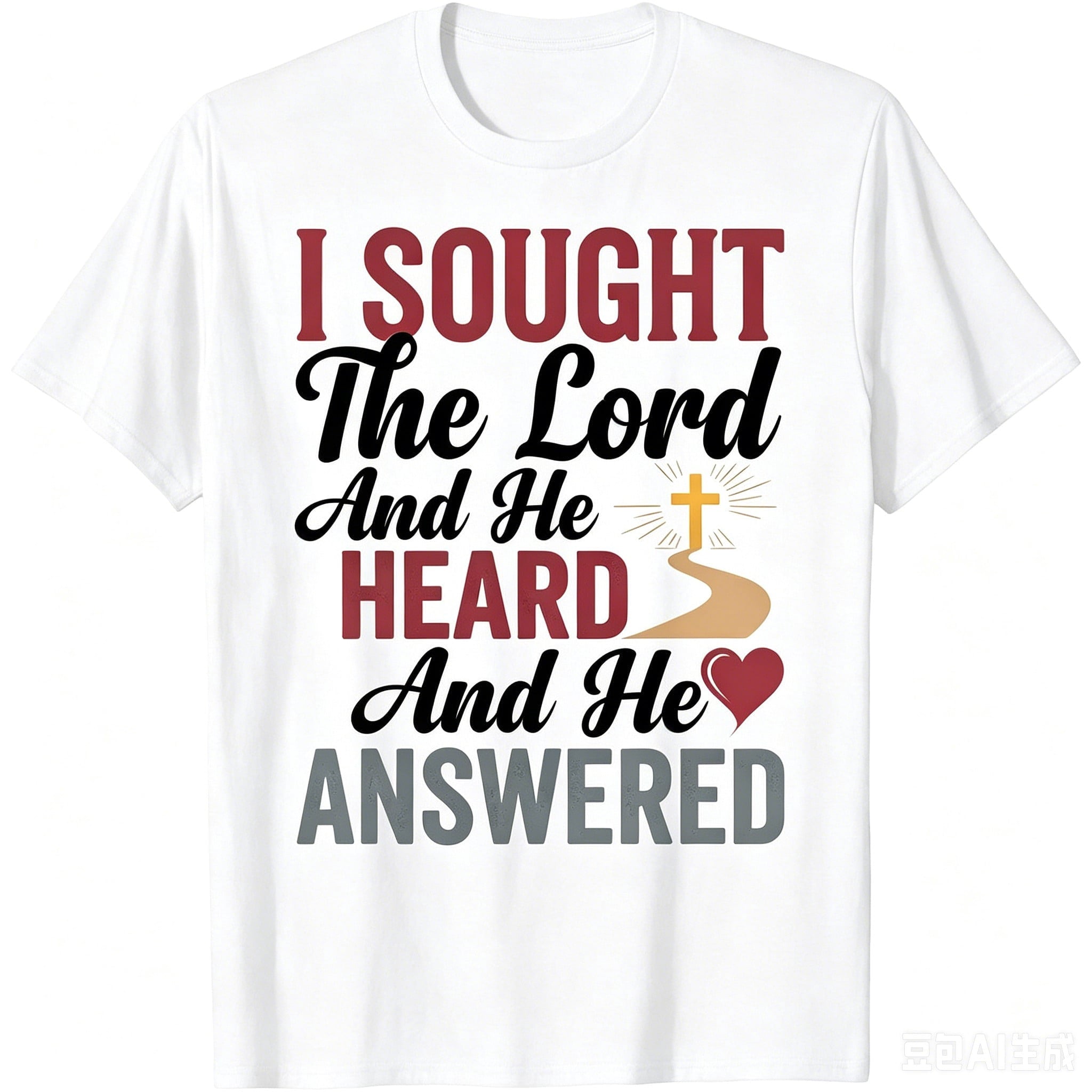 I Sought The Lord And He Heard And He Answered T-Shirt