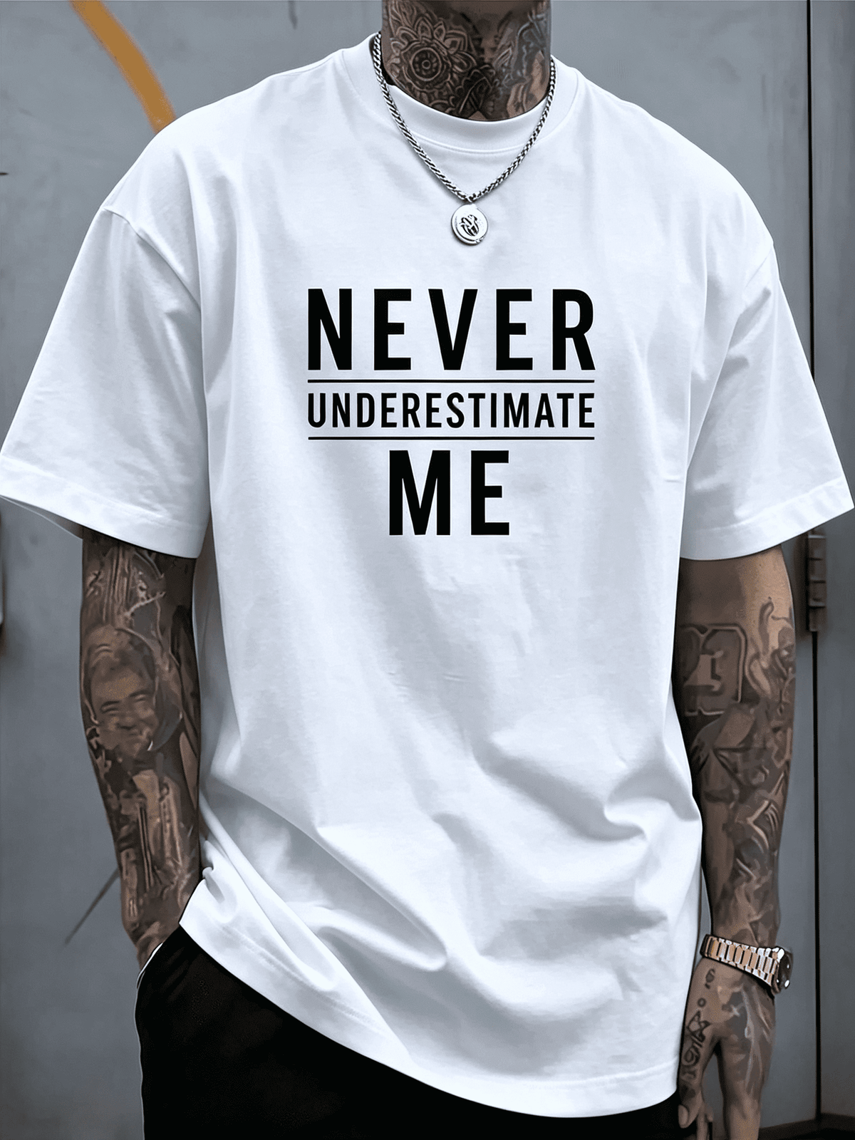 Men's Crew Neck T-Shirt – Breathable Short-Sleeve Casual Top, Suitable for Fitness, Travel, Beach, and Training | Machine-Washable for All Seasons – Slim-Fit Crew Neck Tee