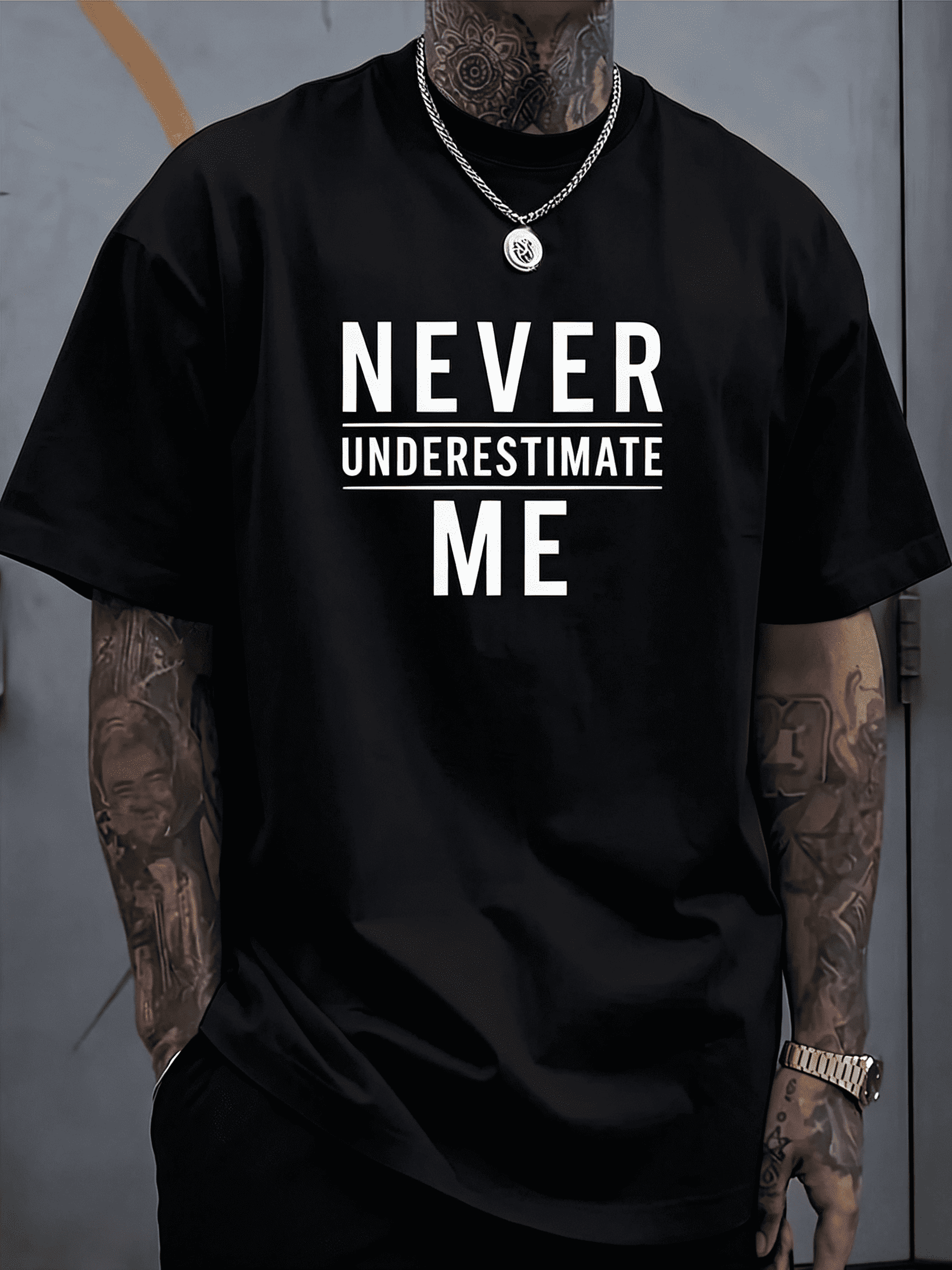 Men's Crew Neck T-Shirt – Breathable Short-Sleeve Casual Top, Suitable for Fitness, Travel, Beach, and Training | Machine-Washable for All Seasons – Slim-Fit Crew Neck Tee