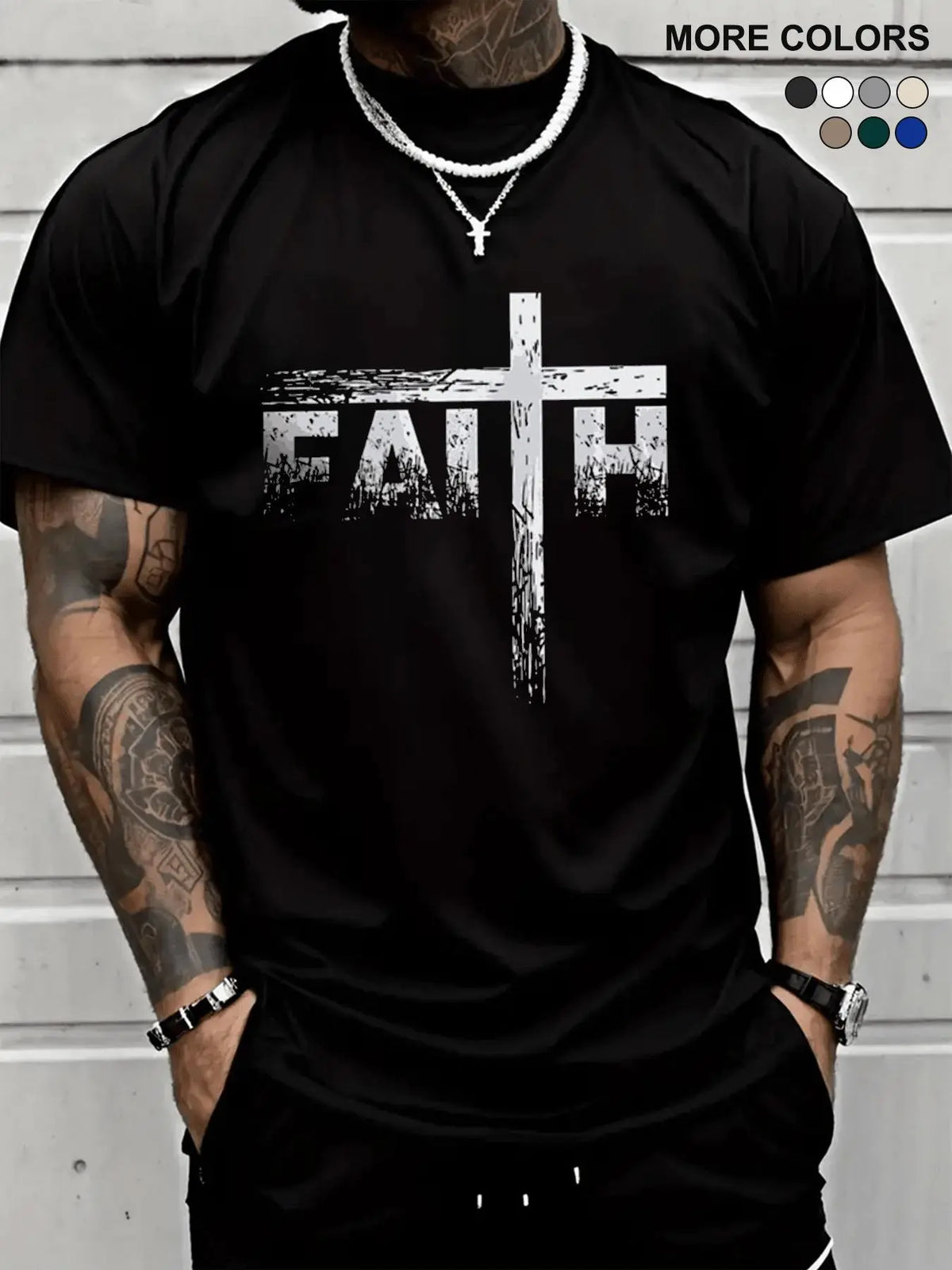 Men's Letter Print Round Neck Tee, Regular Fit Casual Short Sleeve Crew Neck T-shirt for Summer, Fashion Men's Top for Daily Wear, Athletic T Shirt, Casual Sportswear, Athletic Tee Shirts