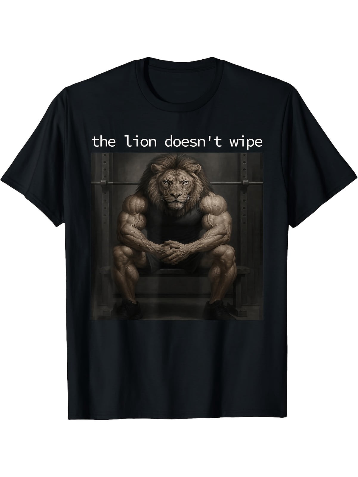 The Lion Does Not Wipe Lion Does Not Concern Himself Meme T-Shirt