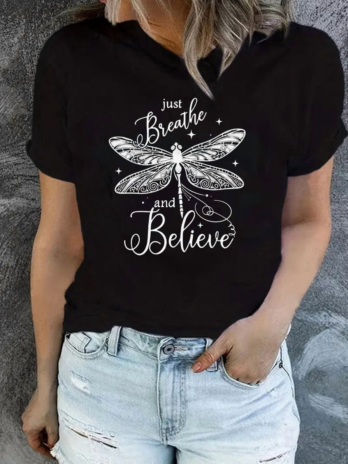 Women Casual Basic T-Shirt Soft Short Sleeve Crew Neck Everyday Summer Tee Top