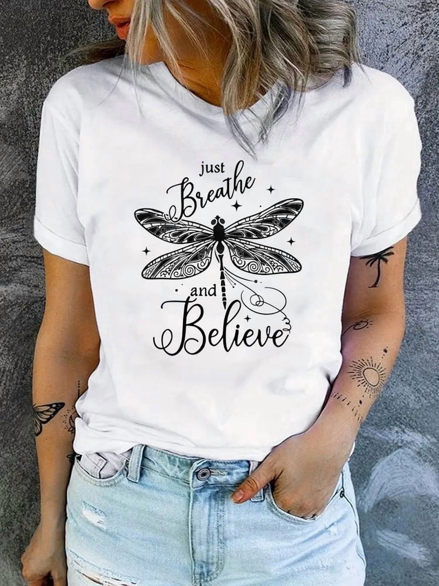 Women Casual Basic T-Shirt Soft Short Sleeve Crew Neck Everyday Summer Tee Top