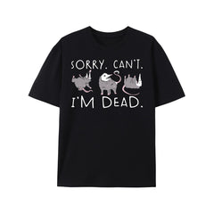 Possum T Shirt for Opossum Lover Funny Graphic T-Shirt Anxiety Attack T Shirts Cotton Short Sleeve Graphic T Shirts Streetwear