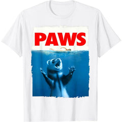 Paws Ferret Funny Ferret Lover Animal Gifts Unisex T-Shirt