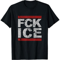Fck Ice Distressed T-Shirt | Unisex Cotton T-Shirt | Unique Gift Tee