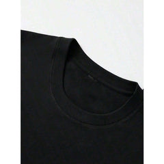 Men's “Not Just FORGIVEN” Christian T-Shirt | Black Heavyweight Cotton Graphic Tee, Loose Fit Casual Top for Church & Gym