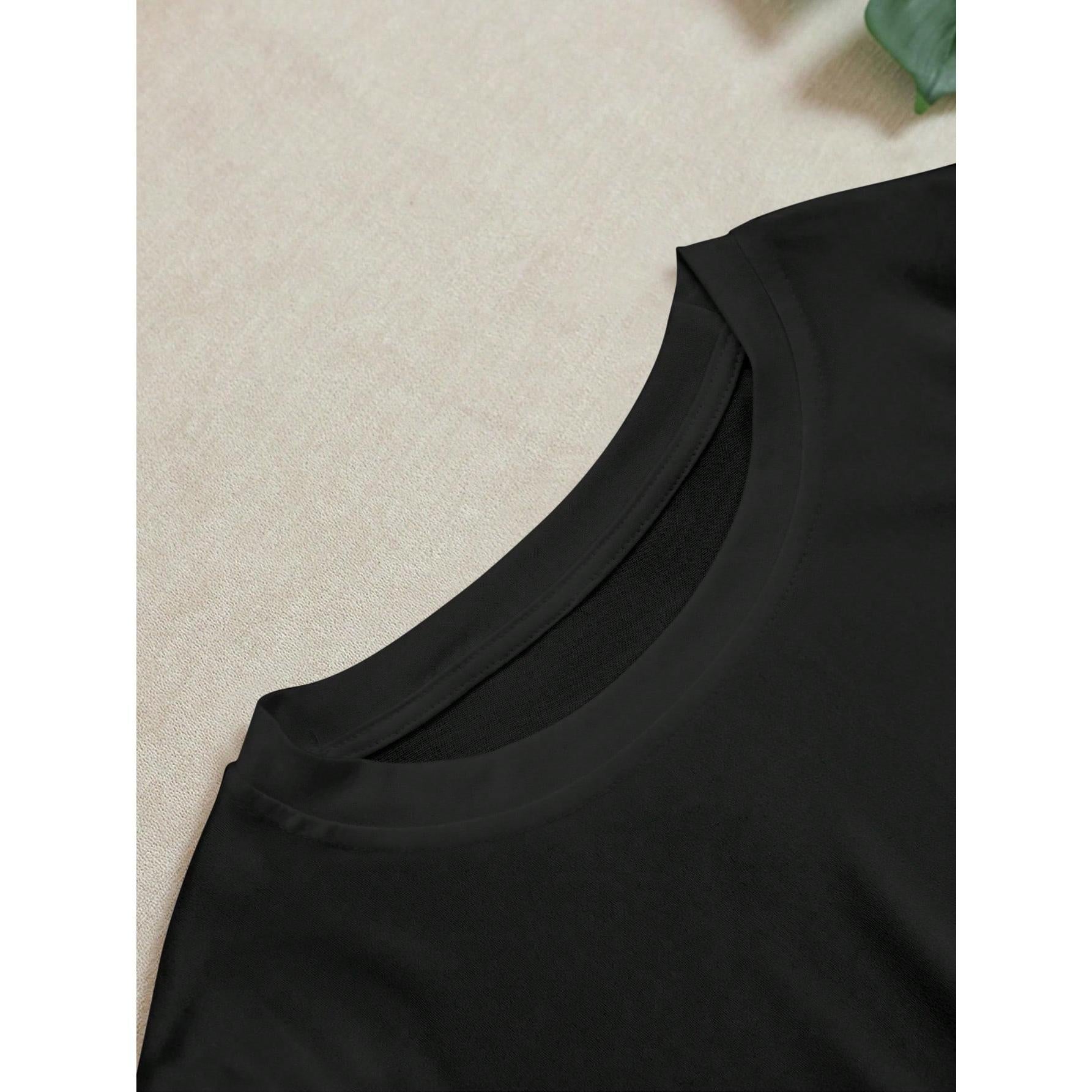 Women Casual T-Shirt, Comic Heart Pattern For Valentine's Day