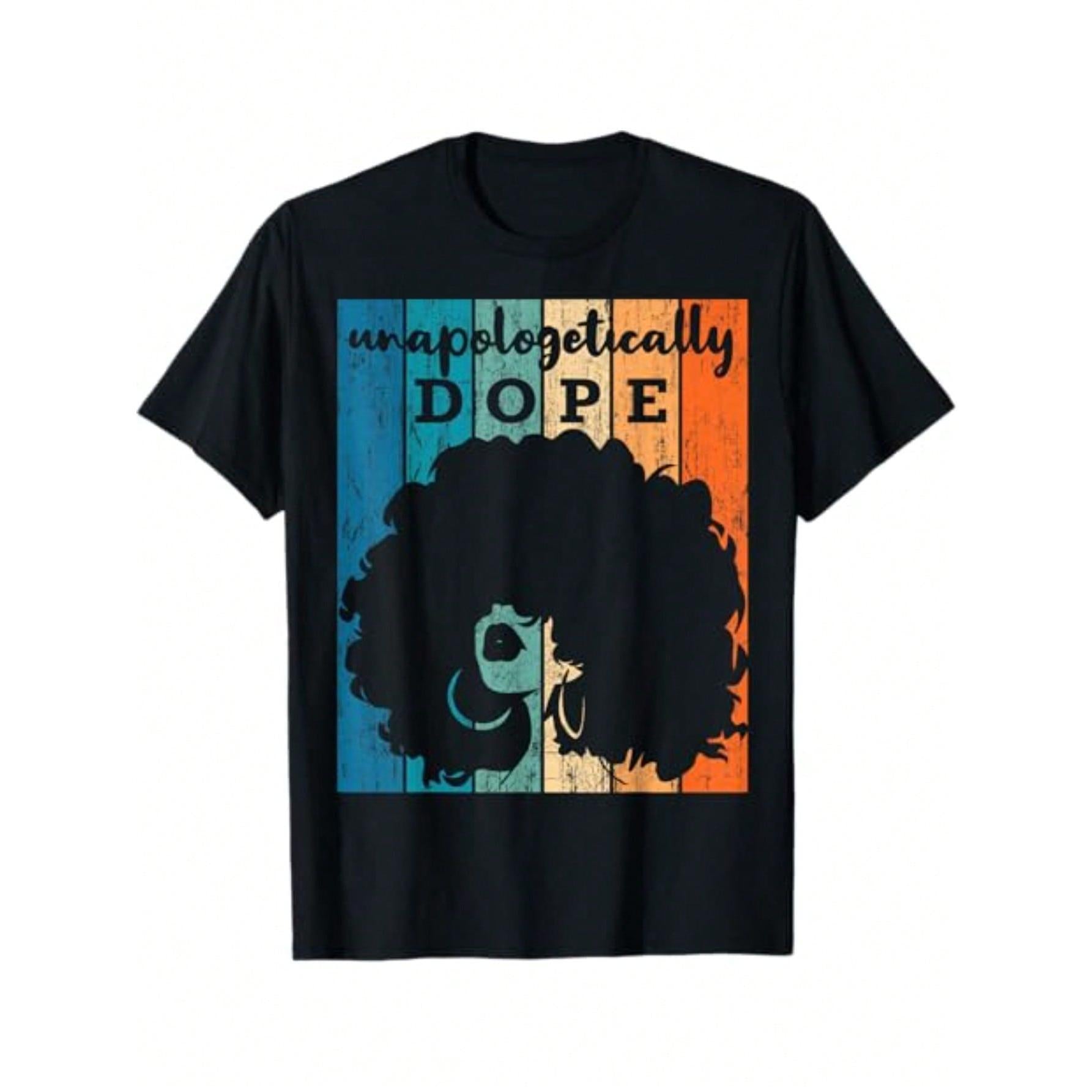 Boldly Awesome Black History Month T-Shirt For African Americans With Short Sleeves