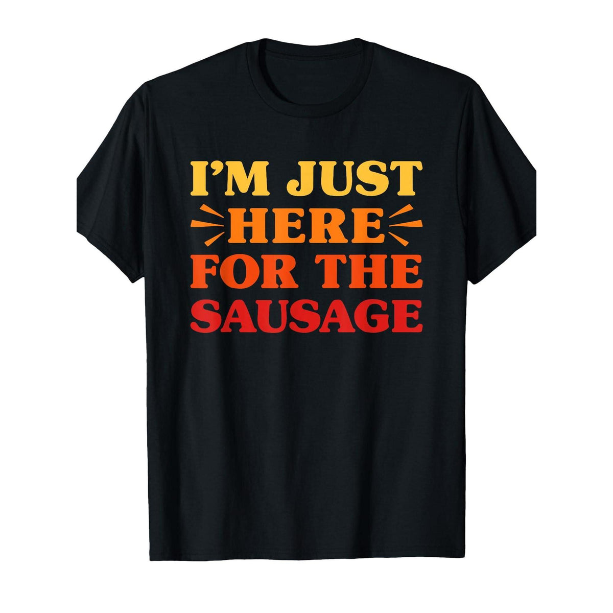 Funny Sausage Lover T-Shirt - Sausage Graphic Tee with Sausage Design, Casual Short Sleeve Shirt for Birthdays, Christmas Gifts for Meat Lovers & Animal Lovers