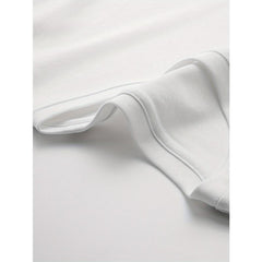Stylish Women's T-Shirt With Heart & Slogan Design - Casual Knit - White With Green Hearts, Perfect For Spring/Summer/Fall