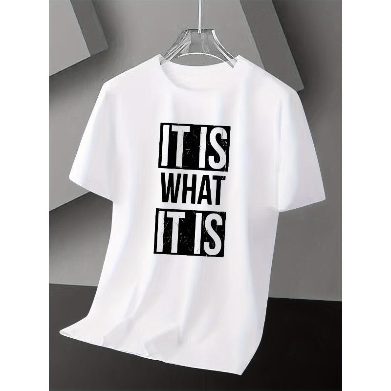 [Ultra Attitude T-Shirt] Ultra Attitude T-Shirt | "IT IS WHAT IT IS" Print | Short Sleeve