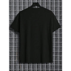 Men's Regular Fit Letter & Chicken Print Round Neck Tee, Summer Clothes Casual Soft Comfortable Short Sleeve T-shirt For Daily Wear, Men's Top For Summer, Casual Matching Clothing