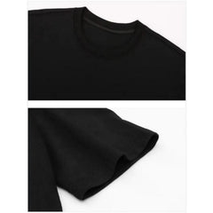 Men's Plus Size 100% Cotton Oversized T-Shirt - Loose Fit Round Neck Casual & Sportswear Short Sleeve Tee Suitable for Halloween, Christmas, Outdoor Wear & Everyday Use - Year-Round Comfortable Breathable Wearable for Larger Men, PLUS SIZE