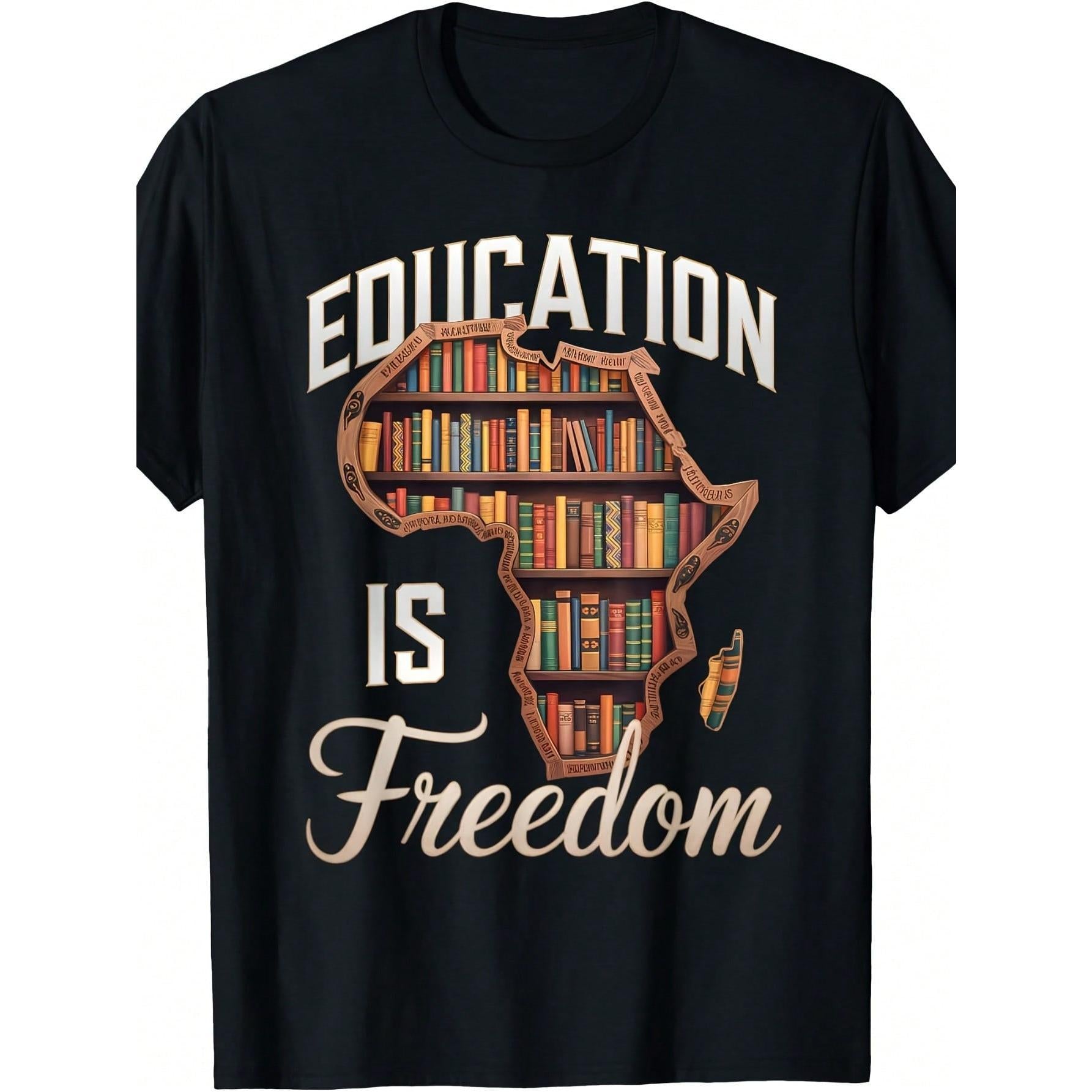Education Freedom African American Pride Black History Month T-Shirt