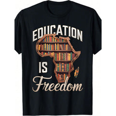 Education Freedom African American Pride Black History Month T-Shirt