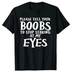 Men's 100% Cotton Round Neck Short-Sleeve Funny Letter Graphic T-Shirt, Casual Streetwear Top, Outdoor Apparel, Shortsleeve, Tshirt