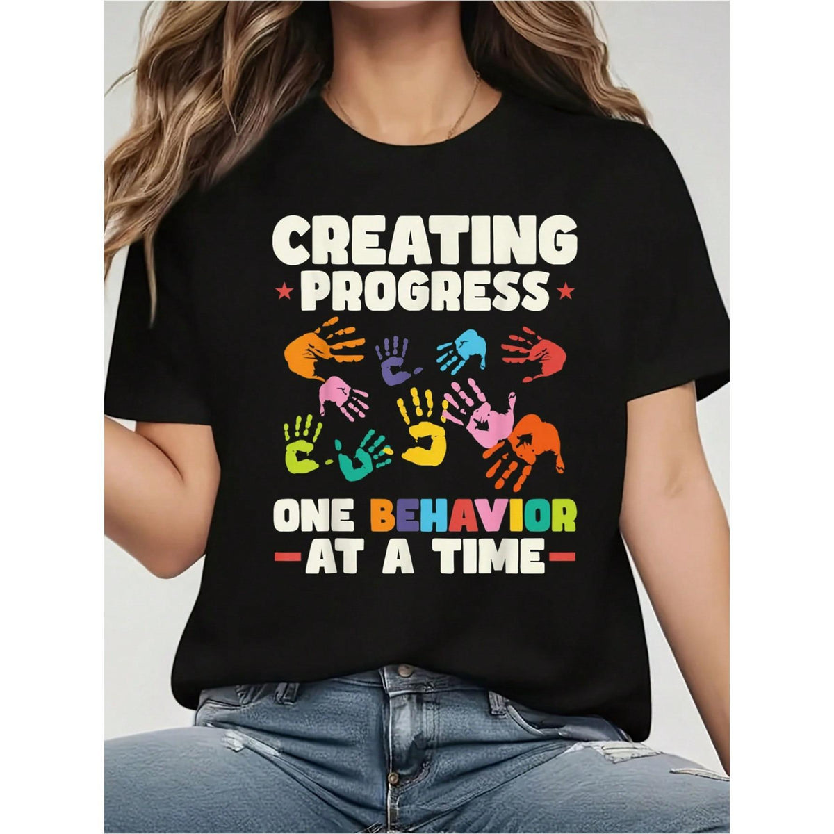 Registered Behavior Technician (RBT) T-Shirt for Women | ABA Therapy Apparel, 100% Cotton Graphic Tee