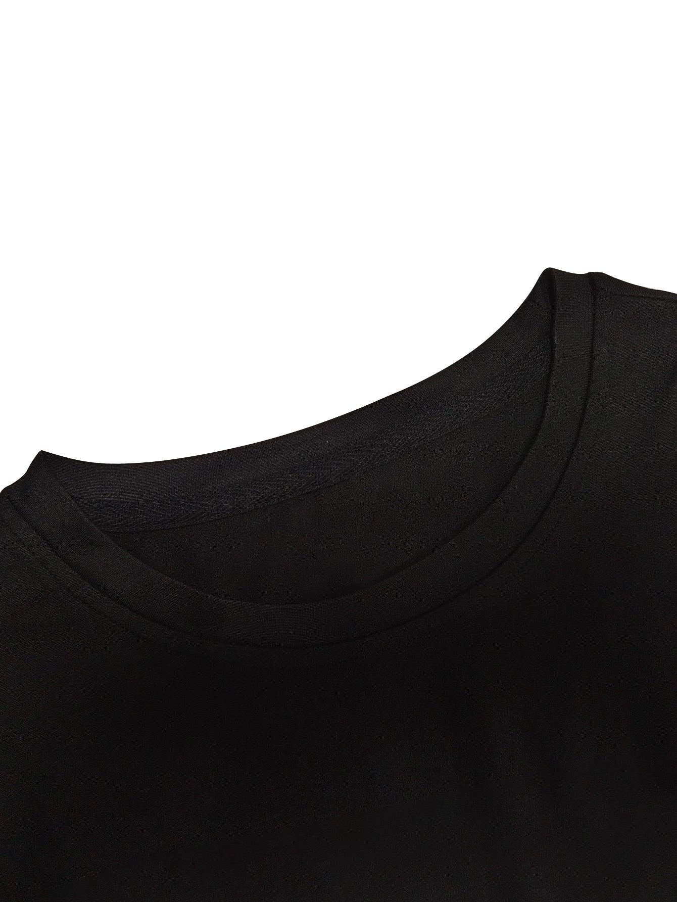 Minimalist Trendy Men's Christian Identity Fingerprint Cross Print Short-Sleeve T-Shirt for Daily Casual Commuting