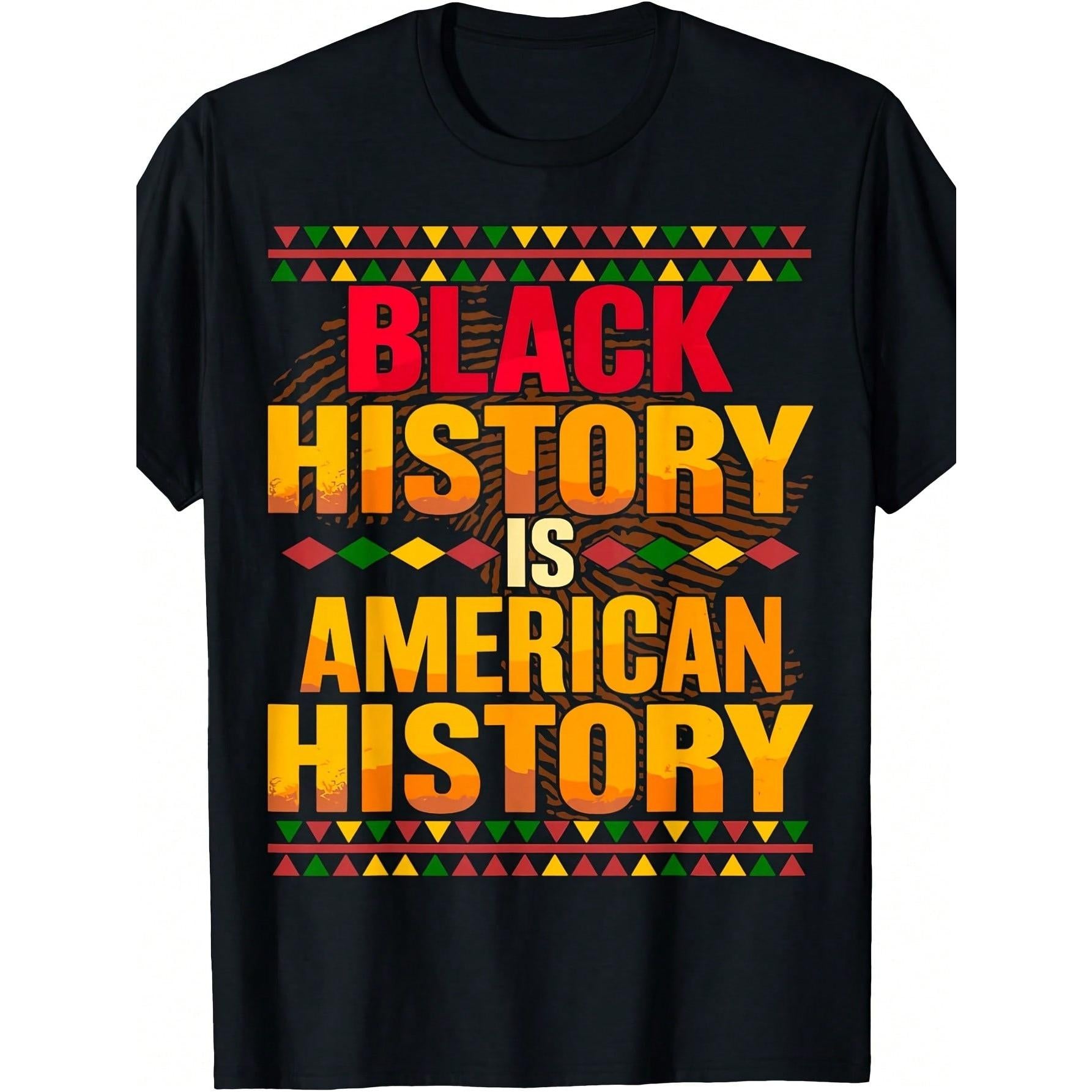 African American Patriotic Black History Is American History T-Shirt