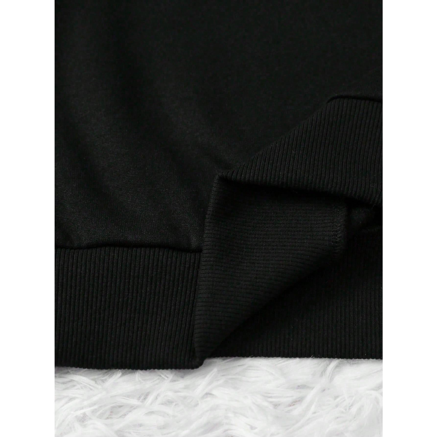 Letter Graphic Drop Shoulder Sweatshirt Pullover Fall