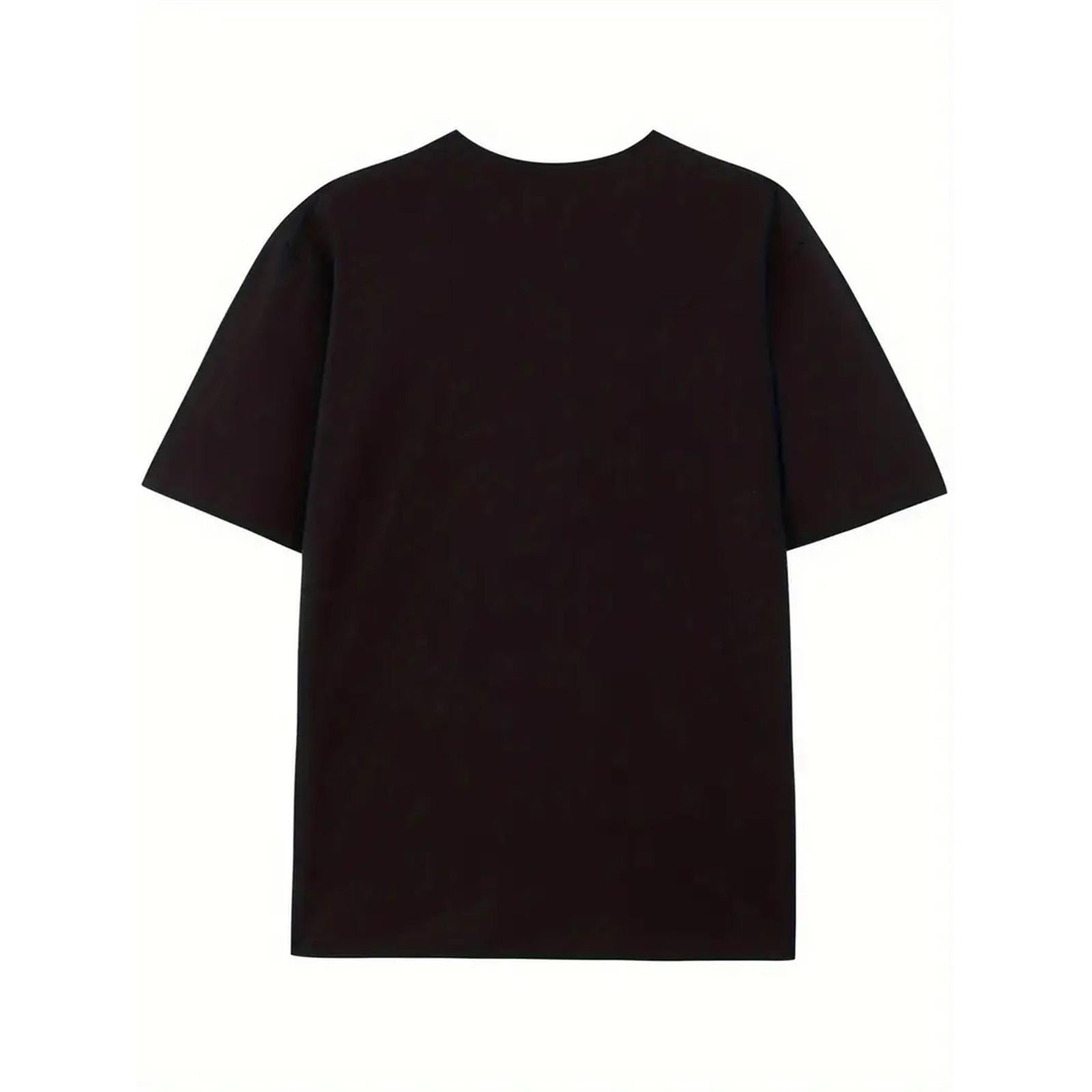 Men's Popular TikTok Trend Funny Print Streetwear T-Shirt Men's Daily Streetwear Meme Graphic Tee for Trendy Vibes