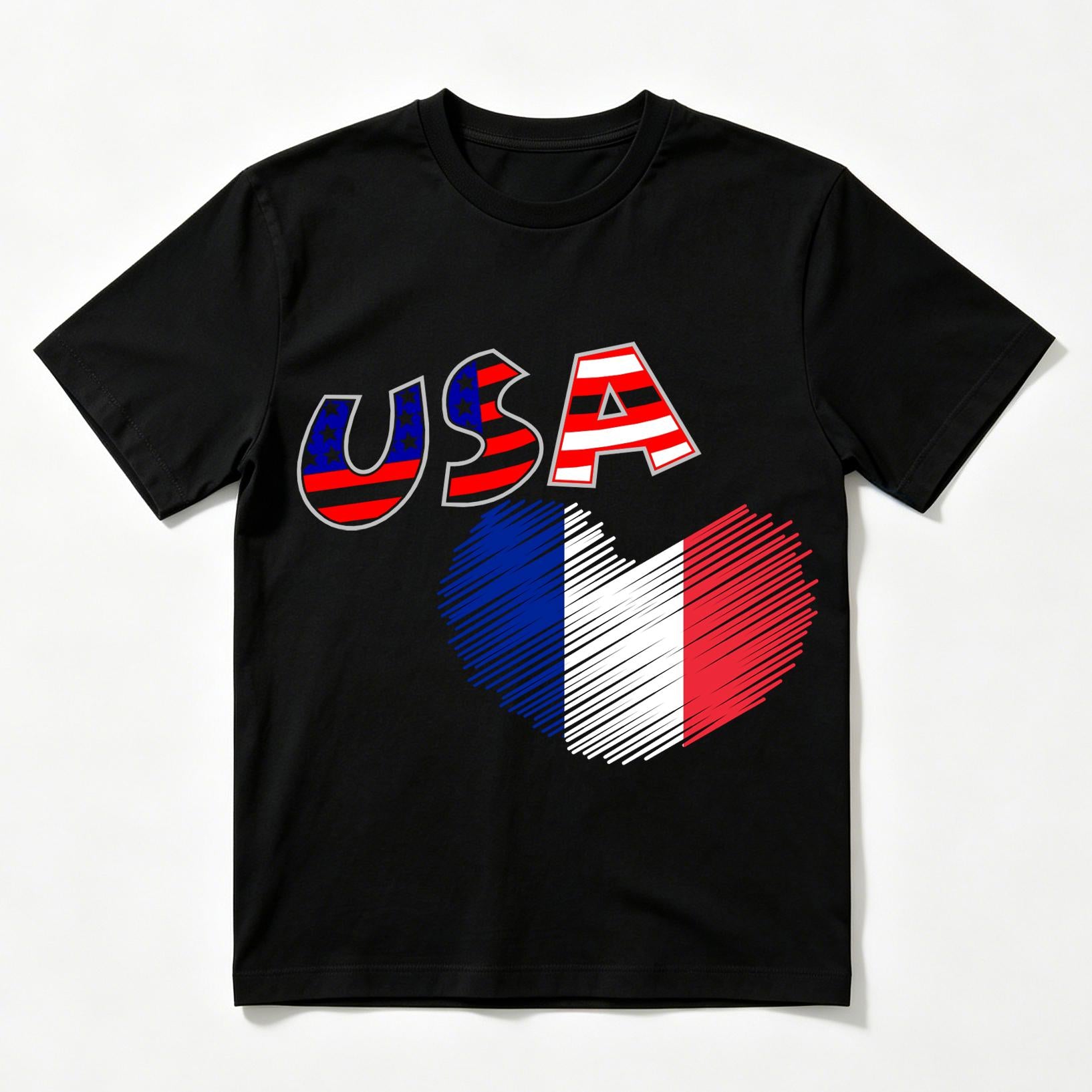 USA 250th Independence Anniversary Graphic T-Shirt, Patriotic Daily Wear Retro American 250 Years Celebration Tee, Casual Patriotic Summer Tops
