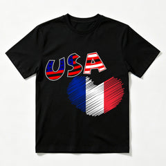 USA 250th Independence Anniversary Graphic T-Shirt, Patriotic Daily Wear Retro American 250 Years Celebration Tee, Casual Patriotic Summer Tops