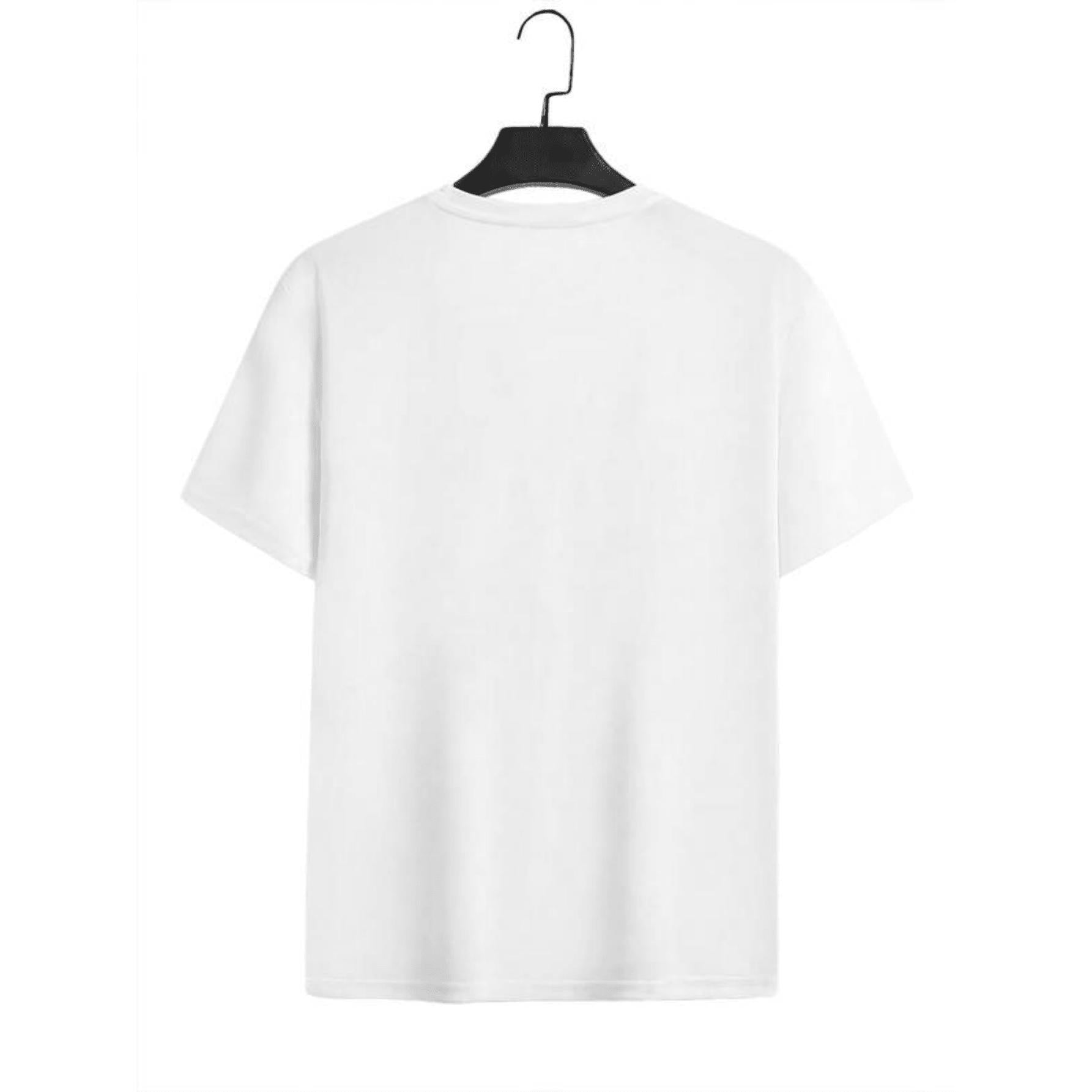 Letter Printed Round Neck Women Short Sleeve T-Shirt