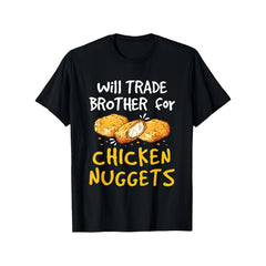 A Funny Fast Food T-Shirt That Trades Brothers for Chicken Nuggets.