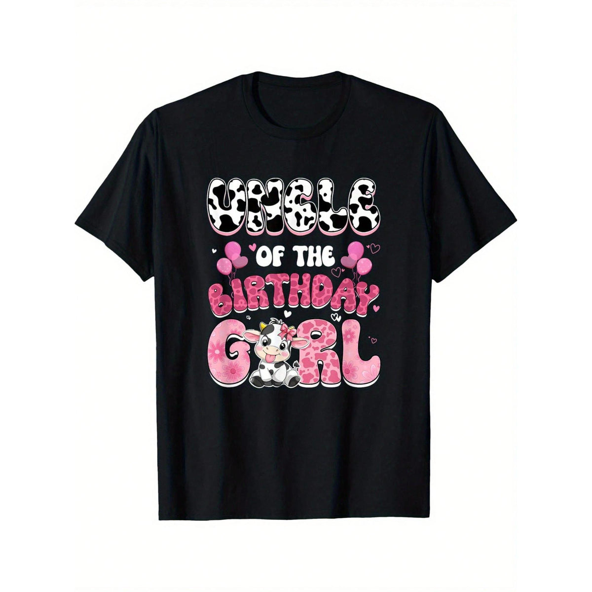 Break The System Women's Plus Size Comfortable Fashion T-Shirt, With Cute Cow And Birthday Prints, Casual Short-Sleeved Round Neck Top
