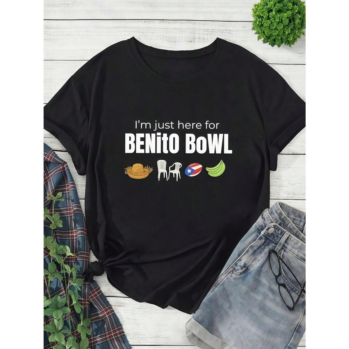 Here For The Benito Bowl Shirt Puerto Rico Shirt