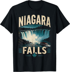 Niagara Falls Canada Adventure T-Shirt, Vintage Travel Graphic Tee, Men Women Casual Short Sleeve Top, Canadian Souvenir Shirt